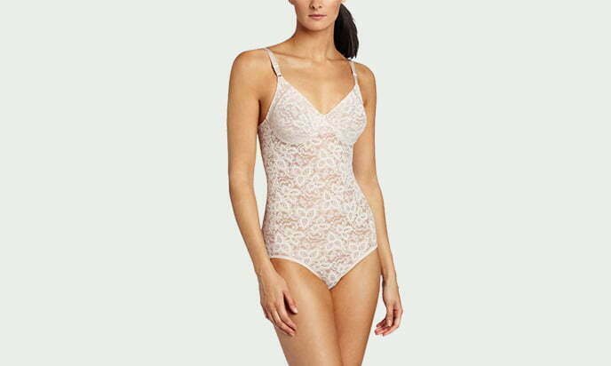 Bali Women’s Shapewear Lace ‘N Smooth Body Briefer - best tummy control shapewear