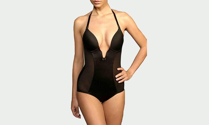 Va Bien Firm Control Plunge Bodysuit