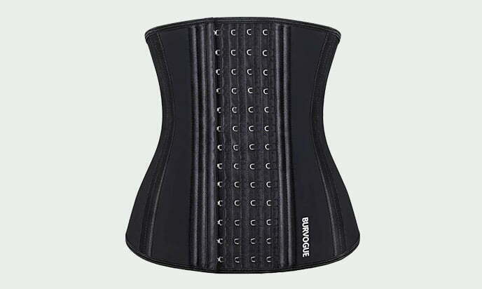 Waist Trainer Zipper Corset - Zip and Clip Long Torso Style - Latex or Powernet