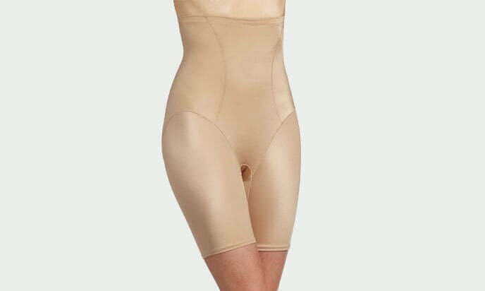 Bali Women's Shapewear Cool Comfort Hi-Waist Thigh Slimmer